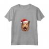Berger Picard - Divertente Maglietta Natalizia con Babbo Natale - Regalo Perfetto per Amanti dei Cani