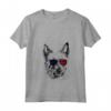 Donna Berger Picard Dog 4 luglio America USA Bandiera Maglietta con Collo a V - Regalo per Proprietari di Cani - Ideale per Festività
