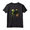 Divertente Berger Picard Alien Walking UFO Pet Dog Mom Dad Maglietta - Regalo Unico per Amanti dei Cani e Appassionati di UFO