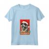 Divertente Berger Picard Natale Cattivo Vintage Maglietta con Collo a V - Regalo per Amanti dei Cani - Design Unico per Natale