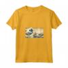 Donna Surf Berger Picard Kanagawa Wave - Maglietta Divertente per Amanti dei Cani - Ideale per Natale o Compleanni