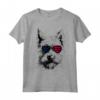 Berger Picard Dog 4 luglio America USA Bandiera Maglietta - Regalo per Proprietari di Cani - Ideale per Natale o San Valentino
