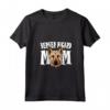 Berger Picard Mom - Cane carino mamma Maglietta con Collo a V - Regalo per mamme Berger Picard - Design divertente per gli amanti dei cani