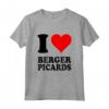 Amo Berger Picards Maglietta - Cuore Rosso - Ideale per Amanti dei Cani Berger Picard