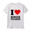 Amo Berger Picards Maglietta - Cuore Rosso - Ideale per Amanti dei Cani Berger Picard