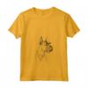 Donna Berger Picard - Linea Art Minimalista Mamma Papà Maglietta con Collo a V - Regalo divertente per amanti dei cani Berger Picard