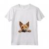 Donna Cane di Razza Cucciolo Berger Picard in Vena di Coccole - Maglietta con Collo a V per Amanti dei Cani Berger Picard