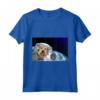 HapTiger Berger Picard Maglietta - Doge to the Moon Space-themed Tee for Dog Lovers and Mars Rover Fans