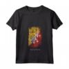 Donna HapTiger - Bandiera Paese Bhutan Maglietta con Collo a V - Souvenir del Bhutan in Stile Grunge - Ideale per Viaggiatori