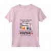 Donna Bhutan Girl - Maglietta con Collo a V Patriottica per Donne Orgogliose del Bhutan - Regalo per Trasferimento