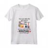 Donna Bhutan Girl - Maglietta con Collo a V Patriottica per Donne Orgogliose del Bhutan - Regalo per Trasferimento