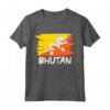 Bandiera del Bhutan Maglietta - Regalo Originale per Amici e Famiglia - Ideale per Natale, Compleanno e Altri Eventi