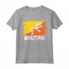 Bandiera del Bhutan Maglietta - Regalo Originale per Amici e Famiglia - Ideale per Natale, Compleanno e Altri Eventi