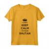 Donna Non riesco a mantenere la calma vengo dal paese del Bhutan - Maglietta con Collo a V - Ideale per Compleanno, Natale e Riunioni - Abbigliamento Bhutan unico