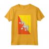 Bhutan Design Bandiera - Maglietta Regalo dell'Orgoglio Bhutan - Ideale per Mostrare le Tue Radici Bhutane