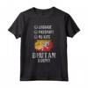 HapTiger Vacanza di Viaggio Bhutan Maglietta - Esplora il Bhutan con Design Souvenir Unico