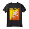 Bandiera del Bhutan Maglietta - Design Elegante per Mostrare Amore e Orgoglio - Ideale per Uomini, Donne e Bambini