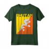 Bandiera del Bhutan Maglietta - Design Elegante per Mostrare Amore e Orgoglio - Ideale per Uomini, Donne e Bambini