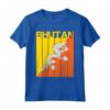 Bandiera del Bhutan Maglietta - Design Elegante per Mostrare Amore e Orgoglio - Ideale per Uomini, Donne e Bambini