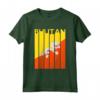 Bhutan T-Shirt Vintage Bandiera - Maglietta Souvenir per Mostrare l'Orgoglio Bhutanese - Ideale per Viaggiare o Come Regalo