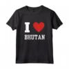 Bhutan Maglietta - Design Unico per Compleanno, Natale, Feste - Adatto a Uomo, Donna, Bambini