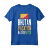 Souvenir del Bhutan - Modalità Vacanza in Bhutan Maglietta - Esplora, Colleziona, Adorna - Ideale per Appassionati di Viaggi
