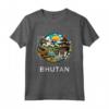 Bhutan Drago Asia meridionale Thimphu Maglietta - Ideale per Viaggiatori e Amanti del Buddismo - Regalo Unico Bhutan Roots