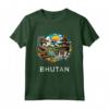Bhutan Drago Asia meridionale Thimphu Maglietta - Ideale per Viaggiatori e Amanti del Buddismo - Regalo Unico Bhutan Roots