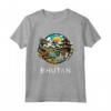 Bhutan Drago Asia meridionale Thimphu Maglietta - Ideale per Viaggiatori e Amanti del Buddismo - Regalo Unico Bhutan Roots