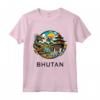 Bhutan Drago Asia Meridionale Thimphu - Maglietta Viaggio Buddista con Motivi Unici - Ideale per Regali Spirituali