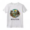 Bhutan Drago Asia Meridionale Thimphu - Maglietta Viaggio Buddista con Motivi Unici - Ideale per Regali Spirituali
