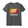 Maglietta Bandiera del Bhutan | Bhutan Maglietta - Regalo Unico per Uomo, Donna, Ragazzo, Ragazza