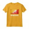 Maglietta Bandiera del Bhutan | Bhutan Maglietta - Regalo Unico per Uomo, Donna, Ragazzo, Ragazza