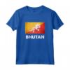 Maglietta Bandiera del Bhutan | Bhutan Maglietta - Regalo Unico per Uomo, Donna, Ragazzo, Ragazza