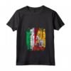 BHUTAN ITALIA Bandiera Amicizia | BHUTAN Maglietta con Collo a V - T-shirt Leggera per Mostrare Supporto