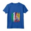 BHUTAN ITALIA Bandiera Amicizia | BHUTAN Maglietta con Collo a V - T-shirt Leggera per Mostrare Supporto