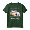 Carta d'imbarco del Bhutan - Ragazza del Bhutan - Bhutan Maglietta per Donne Patriottiche - Ideale come Regalo per il Trasferimento dal Bhutan