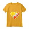 Bhutan Bandiera Cuore - Maglietta Amore Collo a V per Mostrare il Tuo Sostegno alla Nazionalità - Ideale per Indipendenza e Viaggi in Bhutan