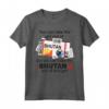 Bhutan Girl - Bhutan Imbarco - Bhutan Maglietta per Donne Patriottiche - Ideale come Regalo per il Trasferimento dal Bhutan