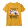 Bhutan Girl - Bhutan Imbarco - Bhutan Maglietta per Donne Patriottiche - Ideale come Regalo per il Trasferimento dal Bhutan