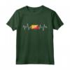 Bhutan Heartbeat Bandiera del Bhutan - Orgoglio del Bhutan Maglietta - Ideale per Compleanno o Natale - Design Bandiera del Bhutan per Uomo, Donna, Bambino