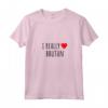 Donna Amo davvero il Bhutan Maglietta con Collo a V - T-shirt Minimalista per Viaggi e Cultura del Mondo