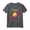 Shirtzshop - Maglietta con Bandiera del Bhutan - Ideale come Regalo - Maglietta Divertente per Appassionati del Bhutan