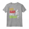 MTB Mountain Bike Eat Sleep Bike Repeat Divertente Regalo Maglietta - Ideale per Ciclisti e Amanti delle Bici da Corsa
