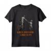 Like Father Like Son - Maglietta Abbinata per Papà e Figlio in Bicicletta - Ideale per Natale o Compleanno