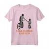 Like Father Like Son - Maglietta Abbinata per Papà e Figlio in Bicicletta - Ideale per Natale o Compleanno