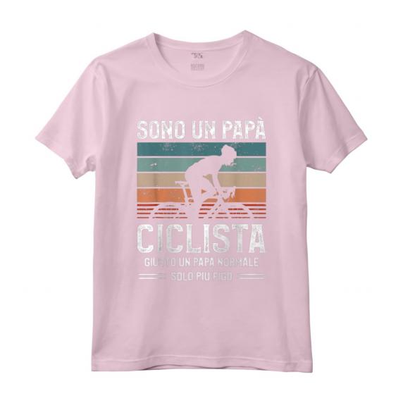 Sono Un Papà Ciclista Giusto Un Papà Normale Solo Più Figo - Maglietta per Papà Ciclista da Montagna - Regalo Ideale per il Ciclismo