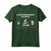 Mountain Bike Divertente MTB Bicicletta Birra Caffè Maglietta - Il mio programma per oggi - Ideale per ciclisti off-road e amanti della birra e del caffè
