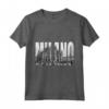 Immagine Logo Milano Duomo in Bianco e Nero - Maglietta Moda Italia - Ideale come Regalo per gli Amanti di Milano e dell'Italia