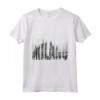 Immagine Logo Milano Duomo in Bianco e Nero - Maglietta Moda Italia - Ideale come Regalo per gli Amanti di Milano e dell'Italia